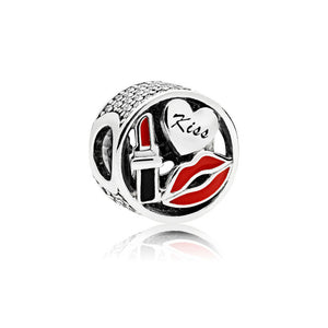 Hot Sale Silver Beads Hollow Gift Box Flower Bow Crystal Glaze Bead For 925 Original Pandora Charm Bracelets & Bangles Jewelry