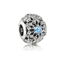 Load image into Gallery viewer, Hot Sale Silver Beads Hollow Gift Box Flower Bow Crystal Glaze Bead For 925 Original Pandora Charm Bracelets &amp; Bangles Jewelry