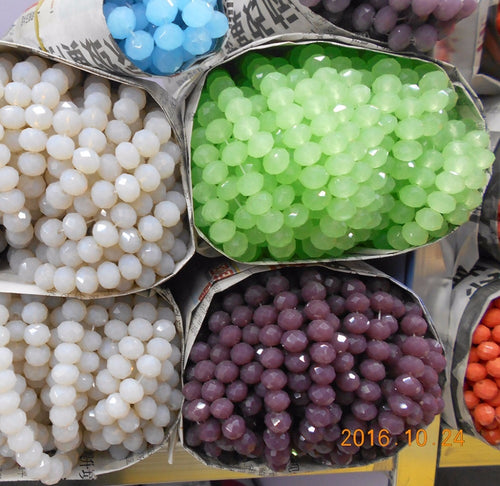 4MM 140 piece/lot Bicone crystal beads Cut Faceted Round Glass Beads Free Shipping