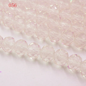 4MM 140 piece/lot Bicone crystal beads Cut Faceted Round Glass Beads Free Shipping