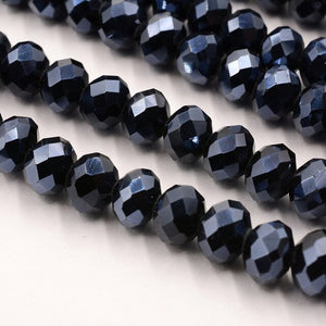 New! 4MM 140 piece/lot Loose Spacer Bead Cut Faceted Glass Stand Beads Fashion Jewelry Free Shipping Wholesale
