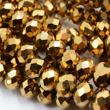Load image into Gallery viewer, New! 4MM 140 piece/lot Loose Spacer Bead Cut Faceted Glass Stand Beads Fashion Jewelry Free Shipping Wholesale