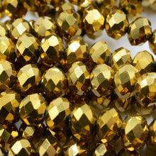 Load image into Gallery viewer, New! 4MM 140 piece/lot Loose Spacer Bead Cut Faceted Glass Stand Beads Fashion Jewelry Free Shipping Wholesale