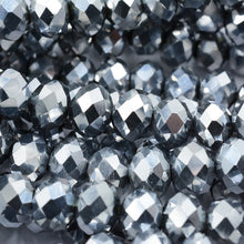 Load image into Gallery viewer, New! 4MM 140 piece/lot Loose Spacer Bead Cut Faceted Glass Stand Beads Fashion Jewelry Free Shipping Wholesale