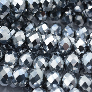 New! 4MM 140 piece/lot Loose Spacer Bead Cut Faceted Glass Stand Beads Fashion Jewelry Free Shipping Wholesale