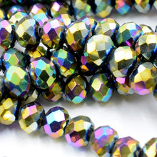 Load image into Gallery viewer, New! 4MM 140 piece/lot Loose Spacer Bead Cut Faceted Glass Stand Beads Fashion Jewelry Free Shipping Wholesale