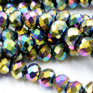 New! 4MM 140 piece/lot Loose Spacer Bead Cut Faceted Glass Stand Beads Fashion Jewelry Free Shipping Wholesale
