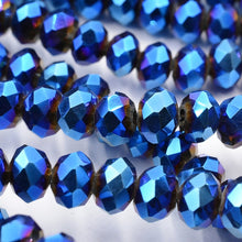 Load image into Gallery viewer, New! 4MM 140 piece/lot Loose Spacer Bead Cut Faceted Glass Stand Beads Fashion Jewelry Free Shipping Wholesale