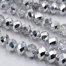 Load image into Gallery viewer, New! 4MM 140 piece/lot Loose Spacer Bead Cut Faceted Glass Stand Beads Fashion Jewelry Free Shipping Wholesale