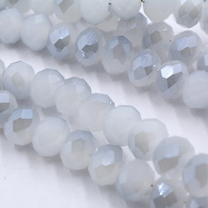New! 4MM 140 piece/lot Loose Spacer Bead Cut Faceted Glass Stand Beads Fashion Jewelry Free Shipping Wholesale