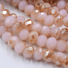 Load image into Gallery viewer, New! 4MM 140 piece/lot Loose Spacer Bead Cut Faceted Glass Stand Beads Fashion Jewelry Free Shipping Wholesale