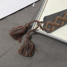 Load image into Gallery viewer, Fashion Brand Style Fabric Bangle DIY logo Hand-Embroidery Stripe Cotton Weaving Bracelets For Women