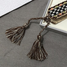 Load image into Gallery viewer, Fashion Brand Style Fabric Bangle DIY logo Hand-Embroidery Stripe Cotton Weaving Bracelets For Women