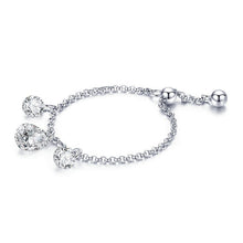 Load image into Gallery viewer, BAMOER 100% Authentic 925 Sterling Silver Anchor &amp; Rudder Chain Link Adjustable Female Rings for Women Fine Jewelry Gift SCR236