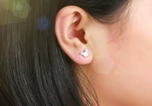 Load image into Gallery viewer, SMJEL Bohemian Vintage Earrings Jewelry Leaf Geometric Round Stud Earrings for Women Simple Bar Leaf Earing Ear Climber Girls