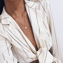 Load image into Gallery viewer, 17KM Boho Gold Necklaces Pendants For Women Vintage Y Lock Moon Pearl Star Necklace 2019 Female Collar Choker Fashion Jewelry