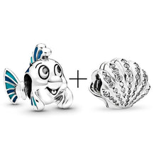 Load image into Gallery viewer, BAOPON 2Pcs/lot Cartoon Mickey Minnie Beads Fits Pandora Bracelet Necklace DIY Making Charms Bracelet For Women Jewelry Gifts