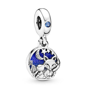 BAOPON 2Pcs/lot Cartoon Mickey Minnie Beads Fits Pandora Bracelet Necklace DIY Making Charms Bracelet For Women Jewelry Gifts
