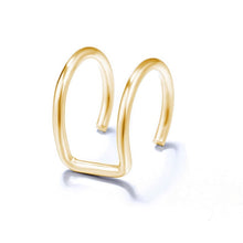 Load image into Gallery viewer, Modyle 5Pcs/Set 2019 fashion Ear Cuffs Gold Leaf Ear Cuff Clip Earrings for women Climbers No Piercing Fake Cartilage Earring
