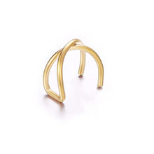 Load image into Gallery viewer, Modyle 5Pcs/Set 2019 fashion Ear Cuffs Gold Leaf Ear Cuff Clip Earrings for women Climbers No Piercing Fake Cartilage Earring