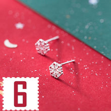 Load image into Gallery viewer, Trusta 2019 100% 925 Real Sterling Silver Fashion Women&#39;s Jewelry Sweet Christmas Stud Earring Gift For Girls Teens  Lady DA01