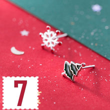 Load image into Gallery viewer, Trusta 2019 100% 925 Real Sterling Silver Fashion Women&#39;s Jewelry Sweet Christmas Stud Earring Gift For Girls Teens  Lady DA01