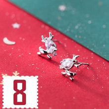 Load image into Gallery viewer, Trusta 2019 100% 925 Real Sterling Silver Fashion Women&#39;s Jewelry Sweet Christmas Stud Earring Gift For Girls Teens  Lady DA01