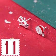 Load image into Gallery viewer, Trusta 2019 100% 925 Real Sterling Silver Fashion Women&#39;s Jewelry Sweet Christmas Stud Earring Gift For Girls Teens  Lady DA01