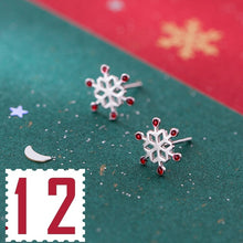 Load image into Gallery viewer, Trusta 2019 100% 925 Real Sterling Silver Fashion Women&#39;s Jewelry Sweet Christmas Stud Earring Gift For Girls Teens  Lady DA01