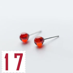 Trusta 2019 100% 925 Real Sterling Silver Fashion Women's Jewelry Sweet Christmas Stud Earring Gift For Girls Teens  Lady DA01