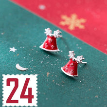 Load image into Gallery viewer, Trusta 2019 100% 925 Real Sterling Silver Fashion Women&#39;s Jewelry Sweet Christmas Stud Earring Gift For Girls Teens  Lady DA01