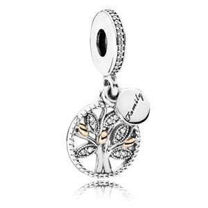 2019 Christmas New Fashion Love Flower Blossoms Starfish Glass Fit Pandora Bracelet Charms Women Bead DIY Jewelry Making