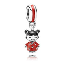 Load image into Gallery viewer, 2019 Christmas New Fashion Love Flower Blossoms Starfish Glass Fit Pandora Bracelet Charms Women Bead DIY Jewelry Making