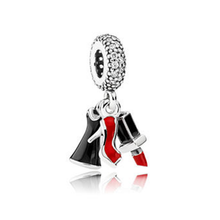Load image into Gallery viewer, 2019 Christmas New Fashion Love Flower Blossoms Starfish Glass Fit Pandora Bracelet Charms Women Bead DIY Jewelry Making