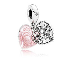 Load image into Gallery viewer, 2019 Christmas New Fashion Love Flower Blossoms Starfish Glass Fit Pandora Bracelet Charms Women Bead DIY Jewelry Making