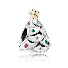 Load image into Gallery viewer, 2019 Christmas New Fashion Love Flower Blossoms Starfish Glass Fit Pandora Bracelet Charms Women Bead DIY Jewelry Making