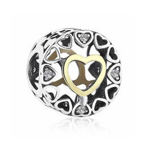 Load image into Gallery viewer, 2019 Christmas New Fashion Love Flower Blossoms Starfish Glass Fit Pandora Bracelet Charms Women Bead DIY Jewelry Making