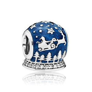 2019 Christmas New Fashion Love Flower Blossoms Starfish Glass Fit Pandora Bracelet Charms Women Bead DIY Jewelry Making