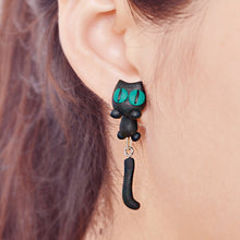 Load image into Gallery viewer, Handmade Polymer Clay Animal Stud Earrings For Women Cute 3D Cartoon Colorful Jewelry Lovely Flower Panda Pig Dog Cat Stitch