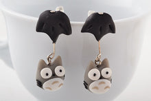Load image into Gallery viewer, Handmade Polymer Clay Animal Stud Earrings For Women Cute 3D Cartoon Colorful Jewelry Lovely Flower Panda Pig Dog Cat Stitch