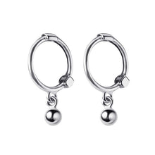 Load image into Gallery viewer, 2019 New Small 925 Sterling Silver Hanging Stud Earrings For Women Star Cross Heart Ball Slice Charm Small Studs Earring XY900
