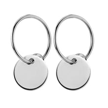Load image into Gallery viewer, 2019 New Small 925 Sterling Silver Hanging Stud Earrings For Women Star Cross Heart Ball Slice Charm Small Studs Earring XY900