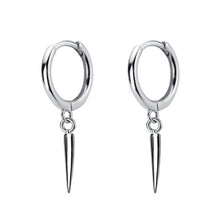 Load image into Gallery viewer, 2019 New Small 925 Sterling Silver Hanging Stud Earrings For Women Star Cross Heart Ball Slice Charm Small Studs Earring XY900