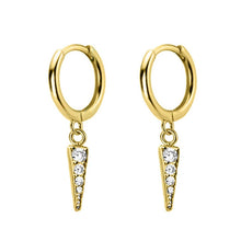 Load image into Gallery viewer, 2019 New Small 925 Sterling Silver Hanging Stud Earrings For Women Star Cross Heart Ball Slice Charm Small Studs Earring XY900