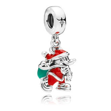 Load image into Gallery viewer, New Original Free Shipping Christmas DIY Bead Christmas Charm Fit Pandora Charms Bracelet Necklace DIY Women Jewelry Trinket