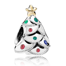Load image into Gallery viewer, New Original Free Shipping Christmas DIY Bead Christmas Charm Fit Pandora Charms Bracelet Necklace DIY Women Jewelry Trinket