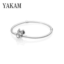 Load image into Gallery viewer, Mickey Bracelets Fit Original Pandora Bracelet Girls Sieraden for Women Jewelry Fashion Snake Chain Mary Bangles Accessories DIY