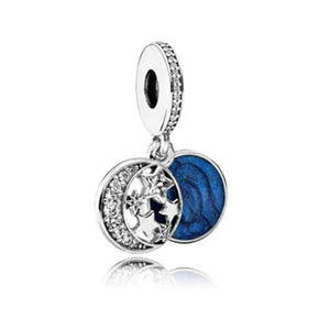 2019 New Original Alloy Bead Holiday Travel Christmas Rainbow Charm Fit Pandora Bracelet Bangle Necklace DIY Women Jewelry Gifts