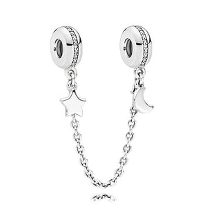 2019 New Original Alloy Bead Holiday Travel Christmas Rainbow Charm Fit Pandora Bracelet Bangle Necklace DIY Women Jewelry Gifts