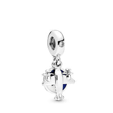 Load image into Gallery viewer, 2019 New Original Alloy Bead Holiday Travel Christmas Rainbow Charm Fit Pandora Bracelet Bangle Necklace DIY Women Jewelry Gifts